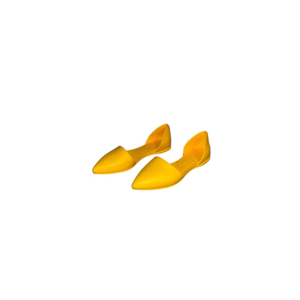 Native “Audrey” Yellow Foam Flats - Women’s Size 9